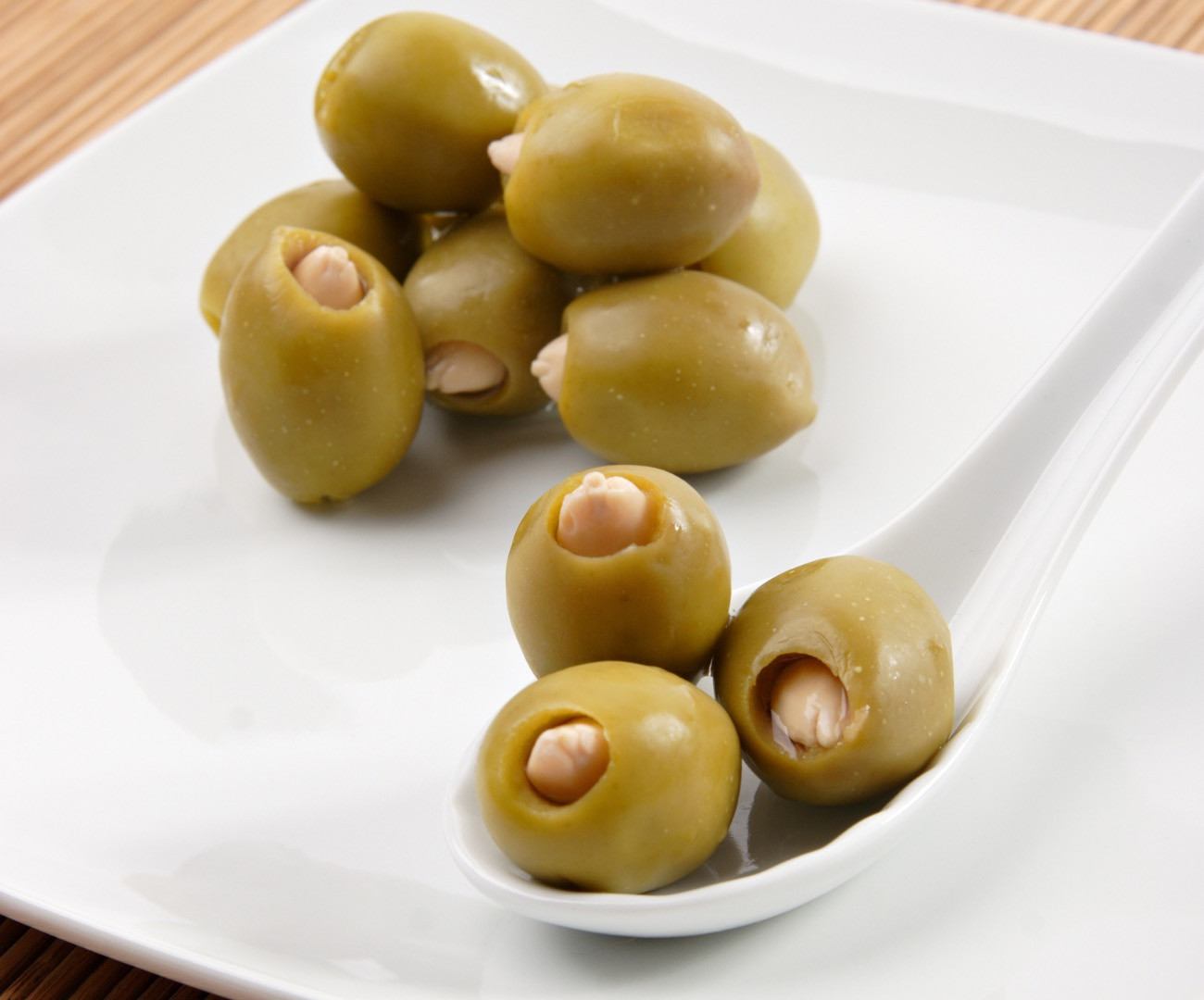 Olives vertes farcies amandes 150g