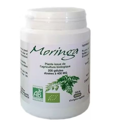 Moringa 200 gélules de 400 mg