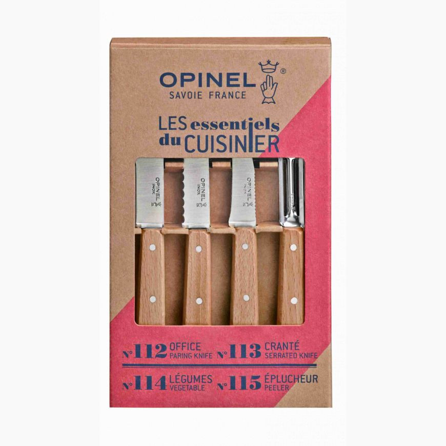 Boîte coffret 4 couteaux OPINEL "les Essentiels"