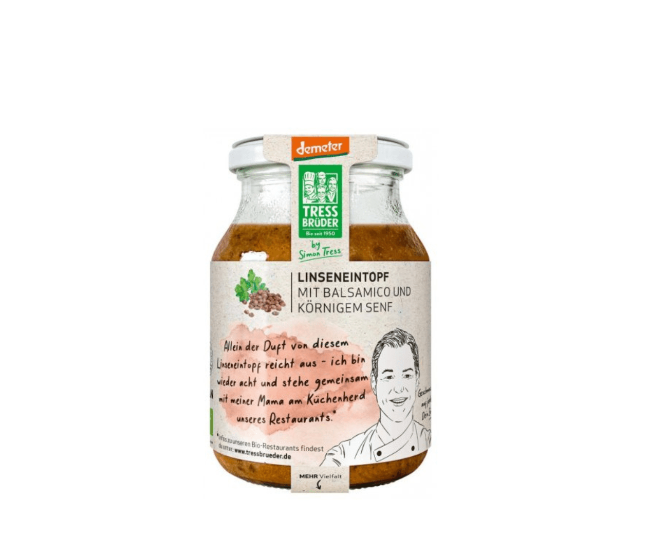 Soupe de lentilles au vinaigre balsamque 450ml