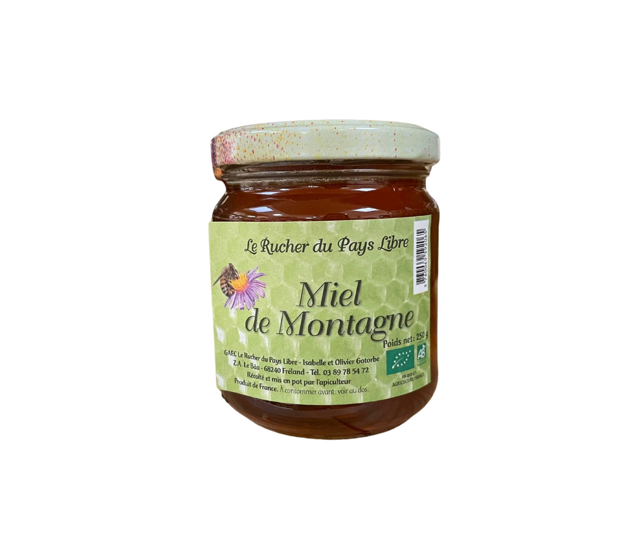 Miel de montagne 250g le rucher