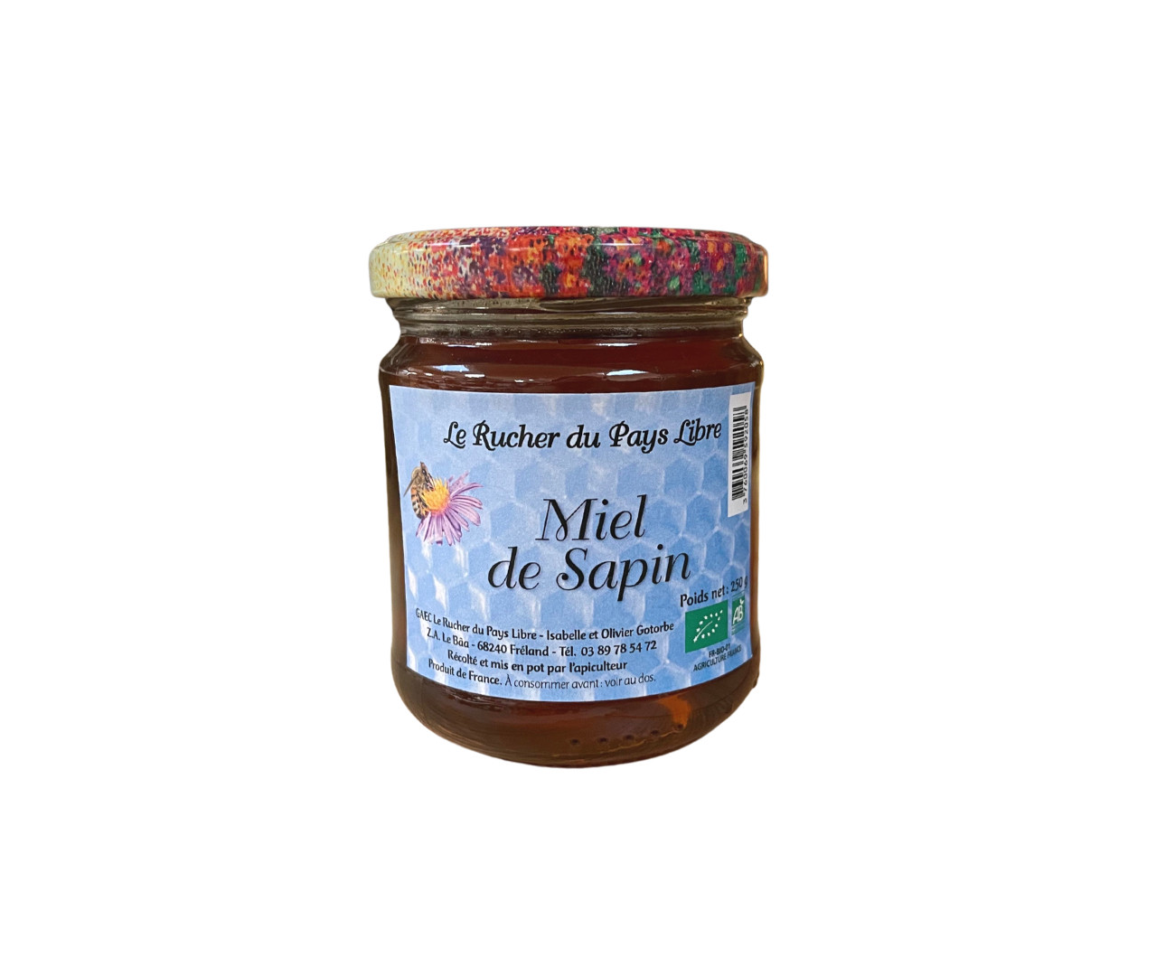 Miel de sapin 250g le rucher