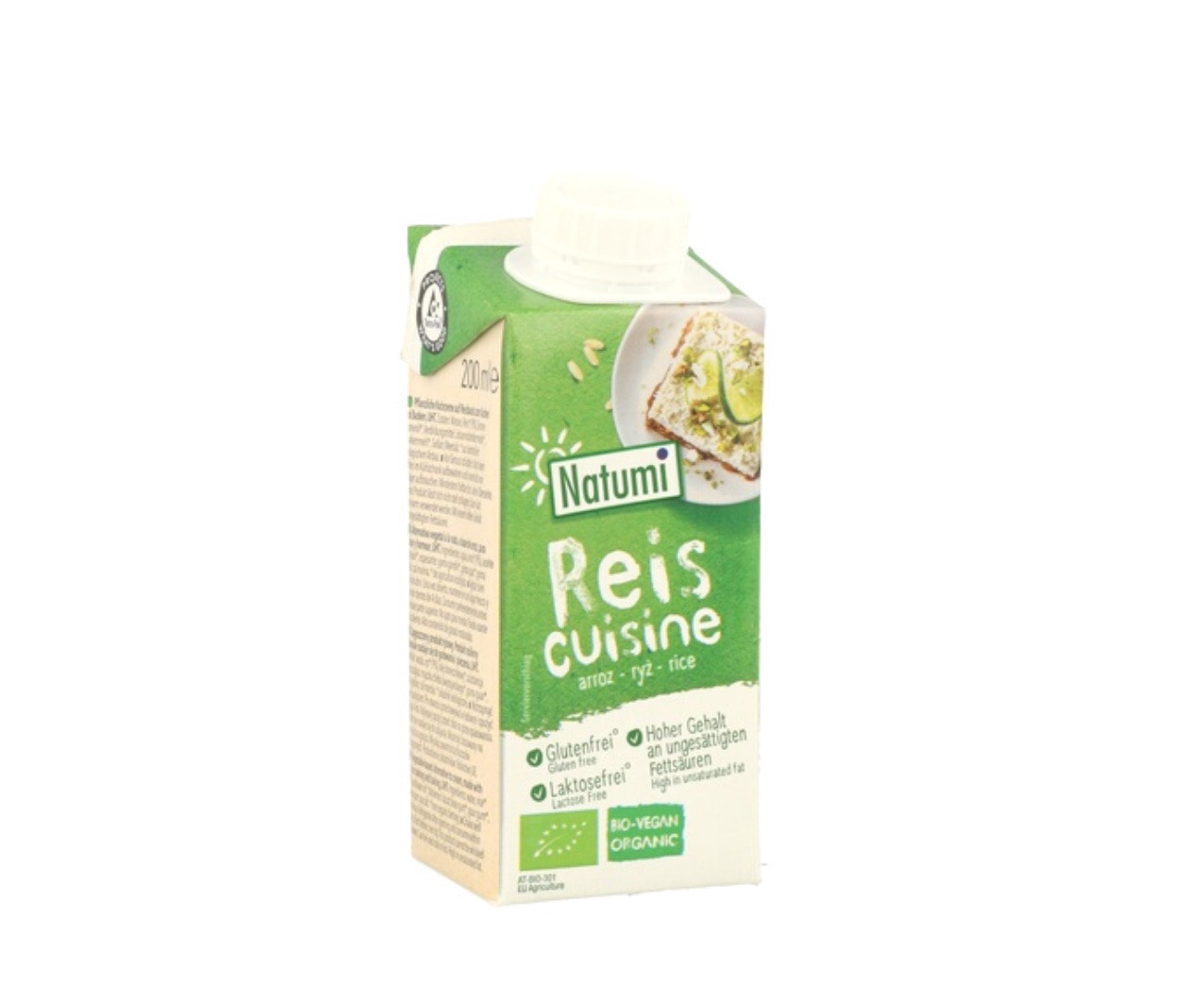 Creme vegetale riz cuisine 200ml natumi