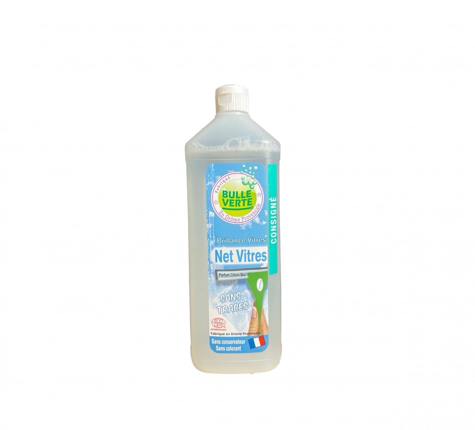 Nettoyant Vitres et Surfaces 1l Bulle Verte