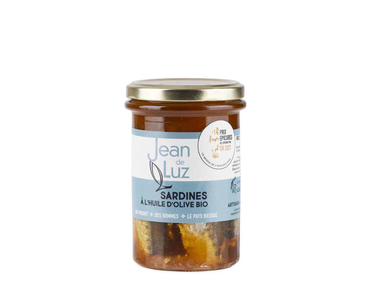 Sardines a l'huile d'olive 270g jean de luz