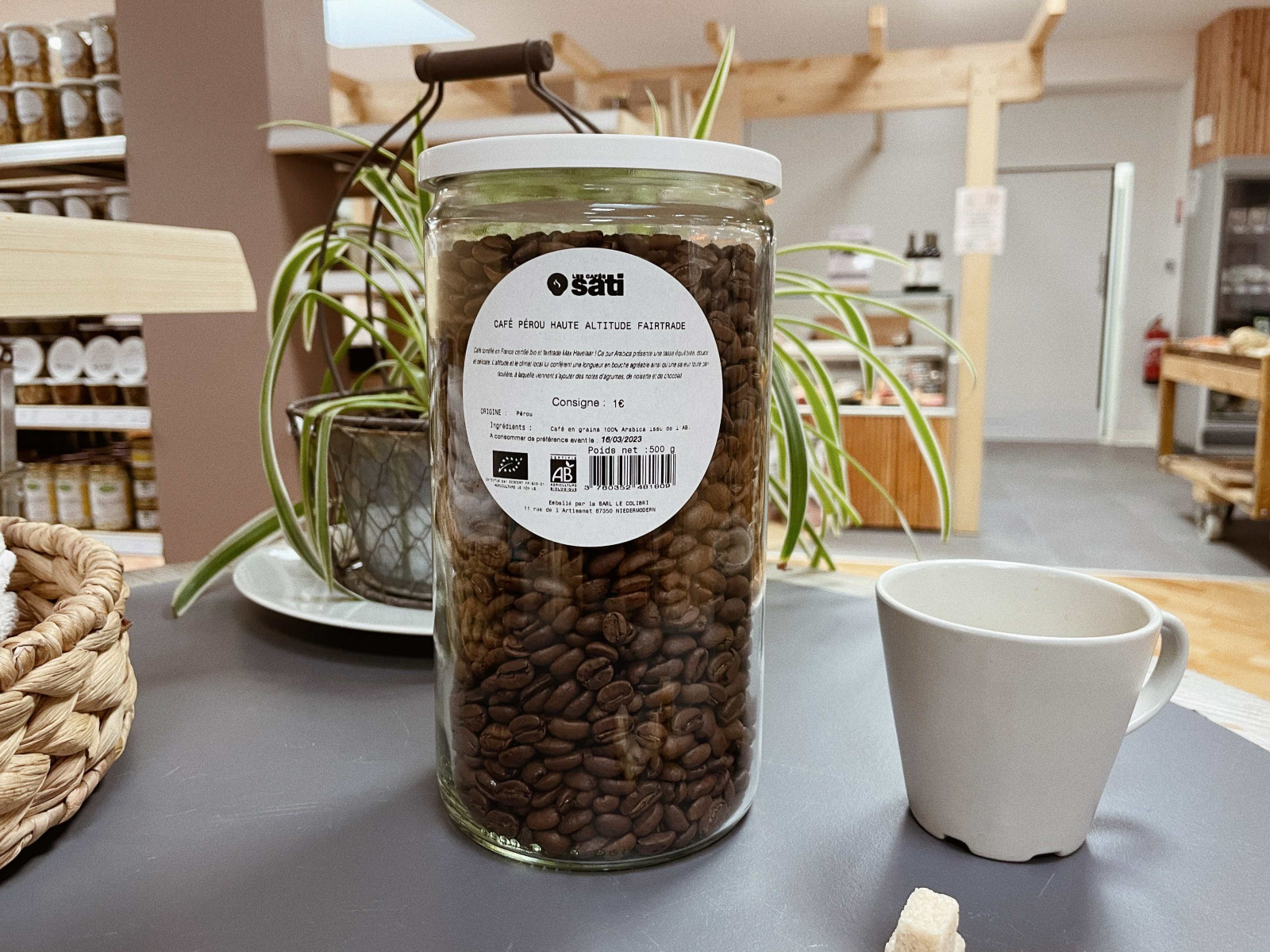 Cafe Pérou Haute Altitude Fairtrade Bio 500g Sati