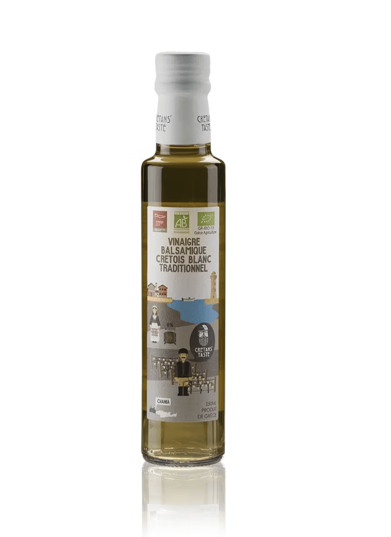 Vinaigre balsamique blanc 250ml cretan'taste