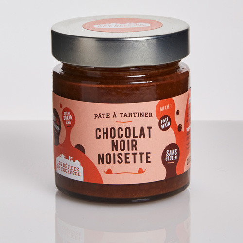 Pate tartiner chocolat noir noisette 200g