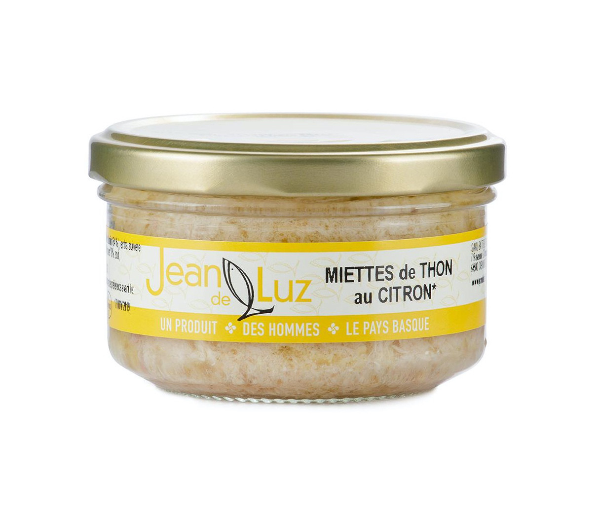 Miettes de thon citron 85g Jean de Luz