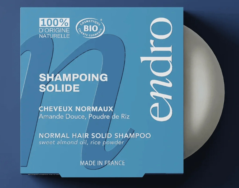 Shampoing solide Cheveux normaux 85ml Endro