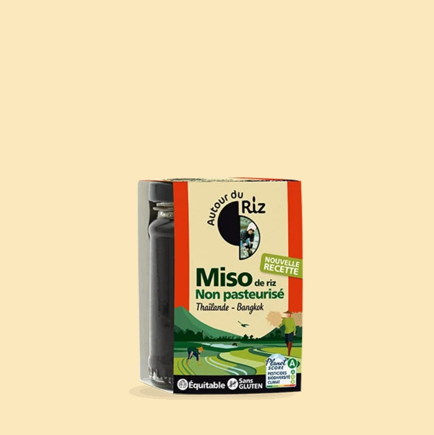Miso riz non pasteurise 250g autour du riz