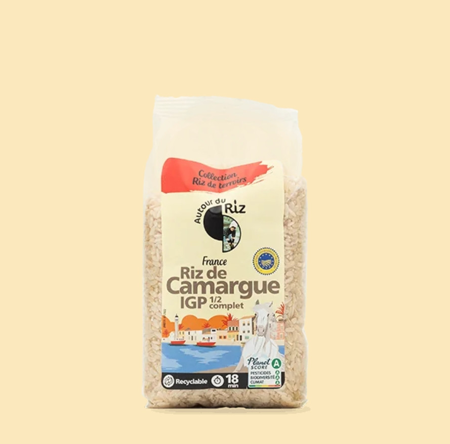 Riz de camargue 1/2 complet 400g autour de riz