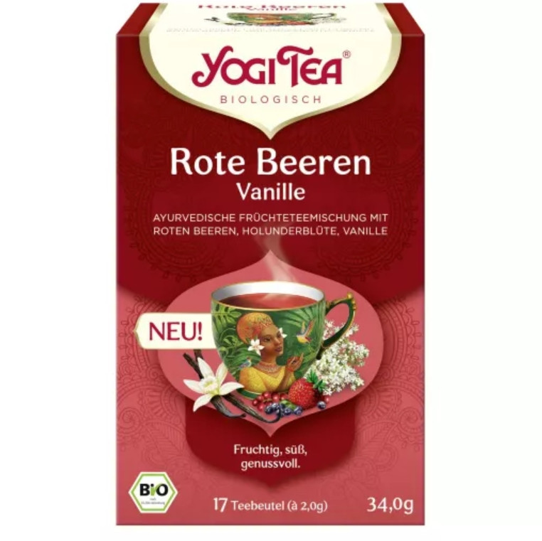 Fruit rouge vanille yogitea 34g