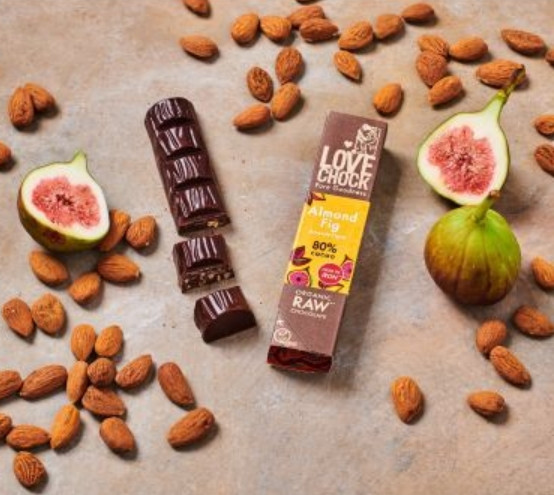 Barre choco cru amande figue 40g