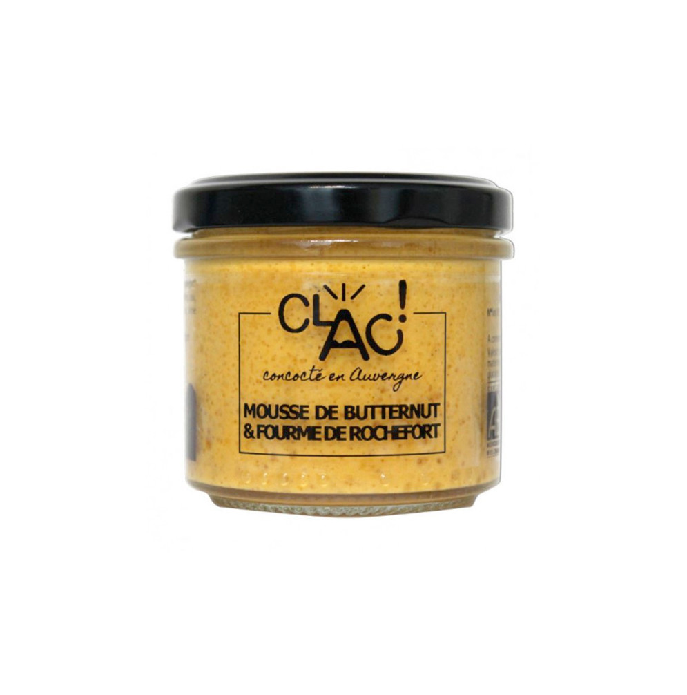 Clac! Mousse de Butternut au Rochefort 100g