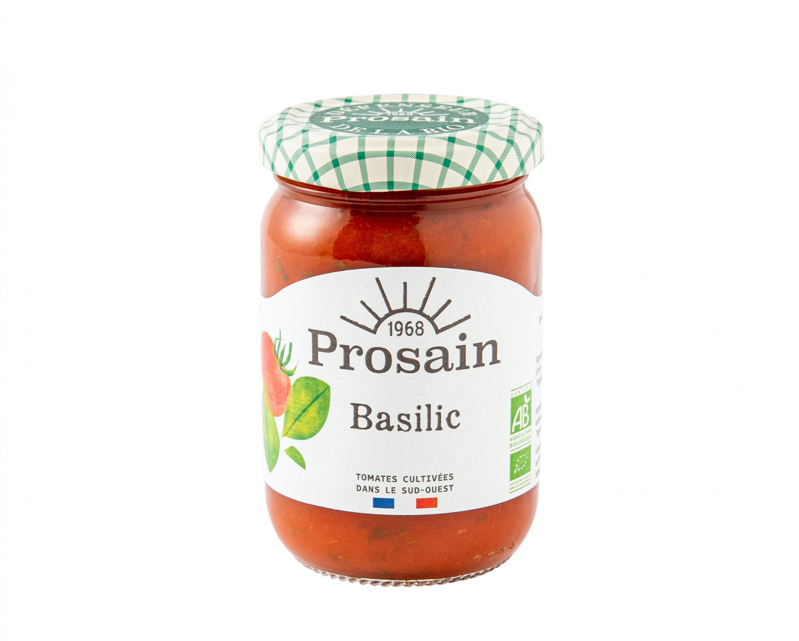 Sauce Tomate Basilic Bio 200g Prosain