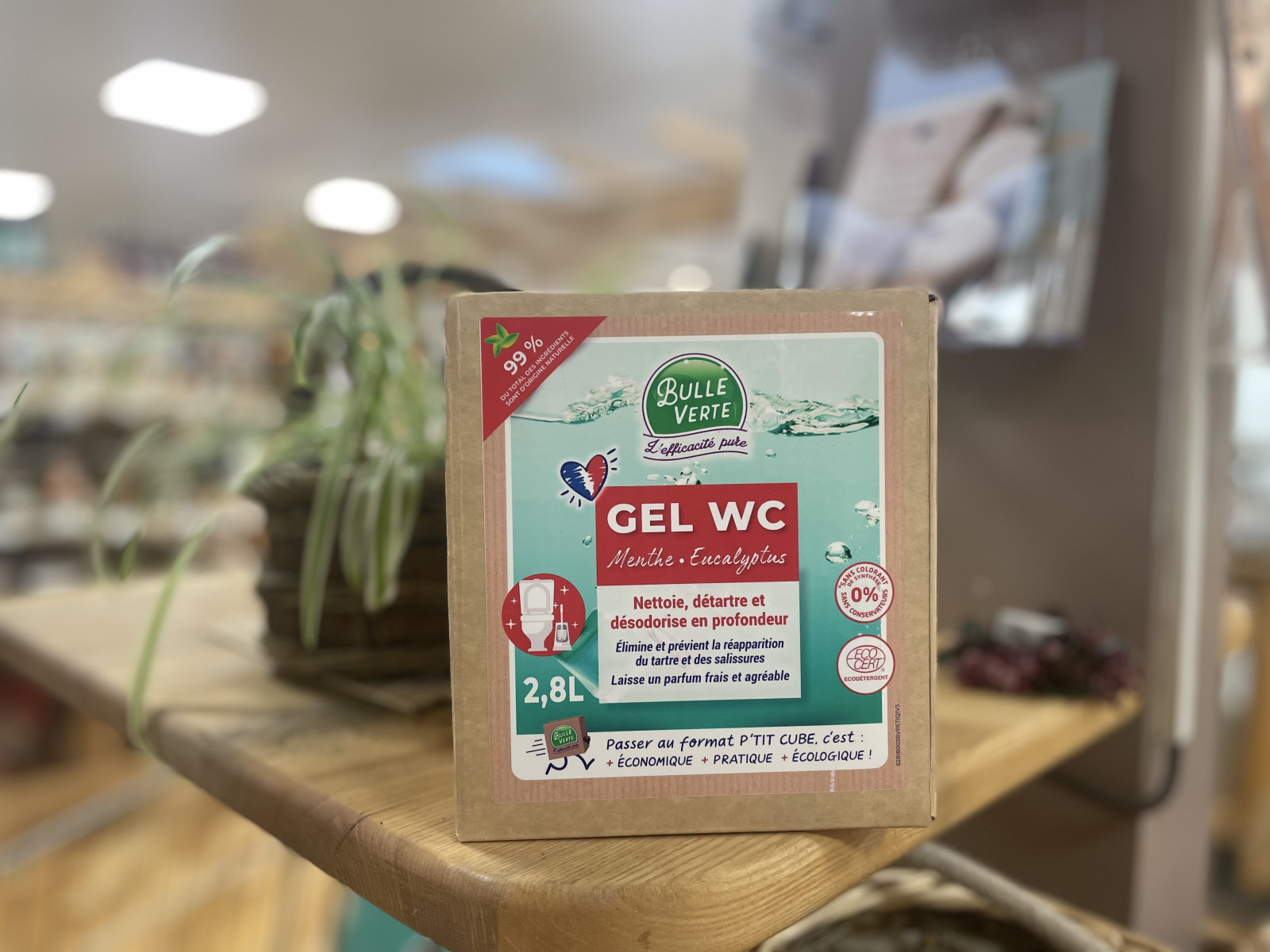 Gel wc bib 2.8l bulle vert