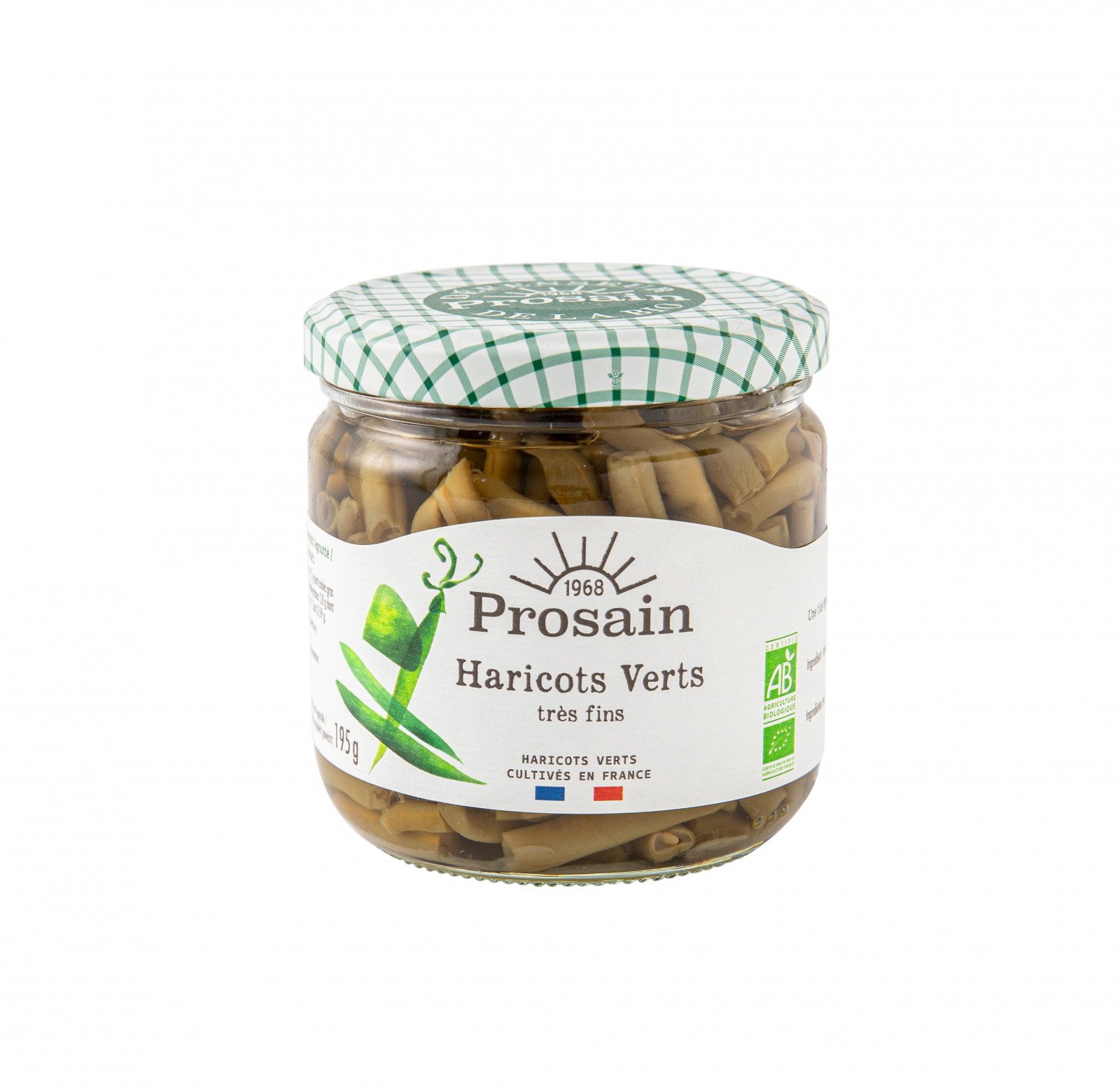 Haricots Verts très fins Bio 345g Prosain