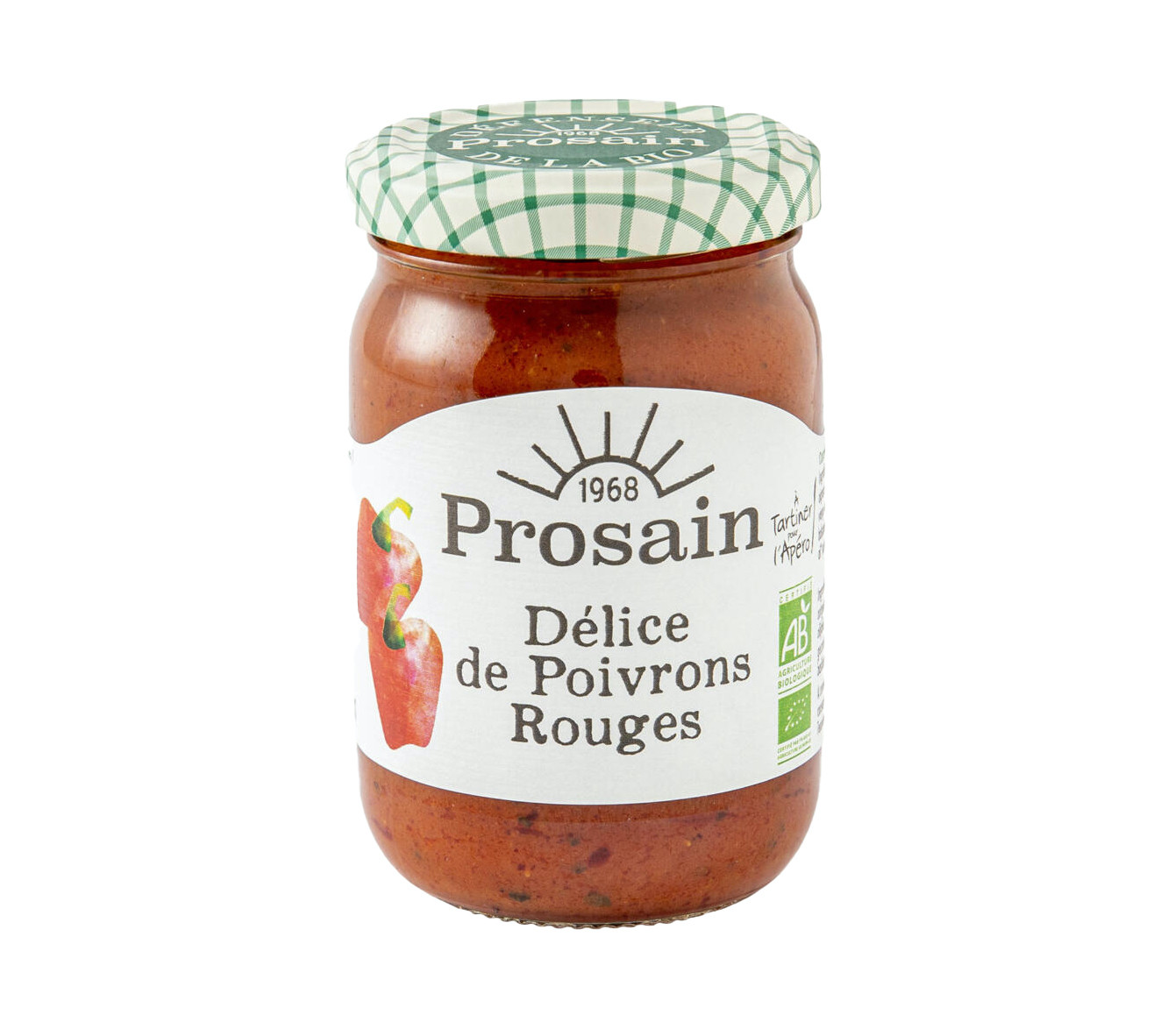 Délice de Poivrons Rouges Bio 200g Prosain