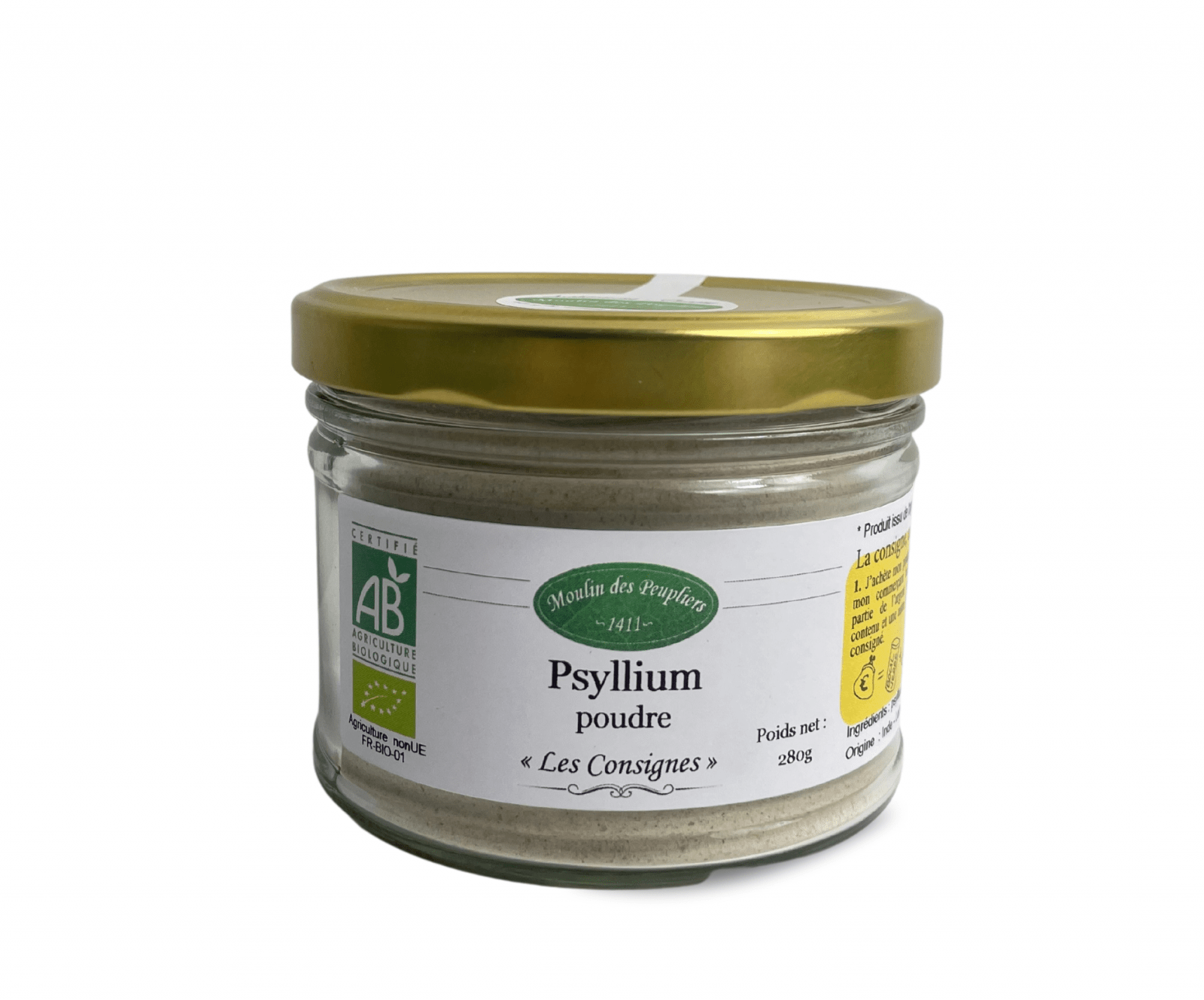 Psyllium poudre Moulin des Peupliers