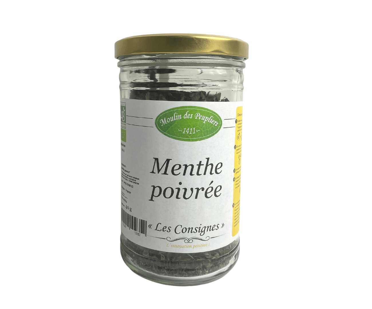 Menthe poivrée Moulin des Peupliers