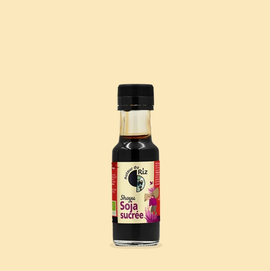 Sauce soja sucree 100ml autour du riz