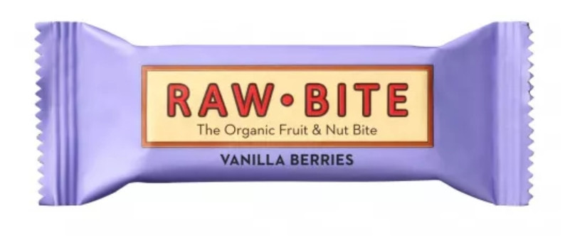 Barre vanille et baies 50g raw bite